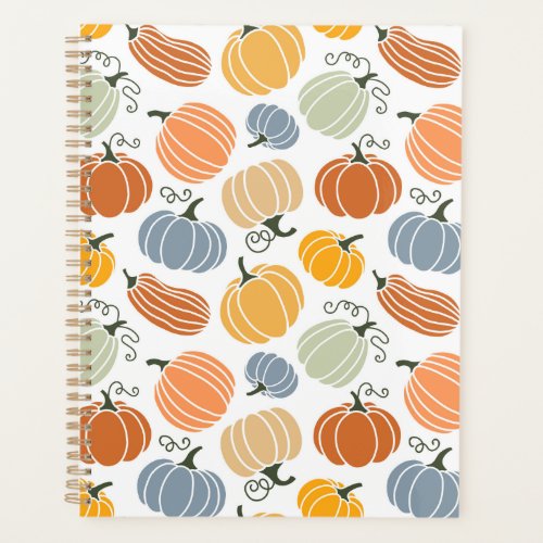 Colorful Pumpkin Gourd Pattern Planner