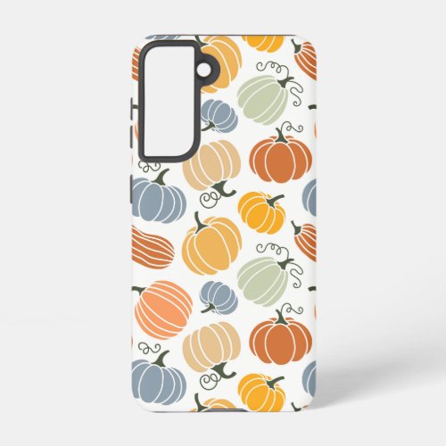 Colorful Pumpkin Gourd Pattern Samsung Galaxy S21 Case