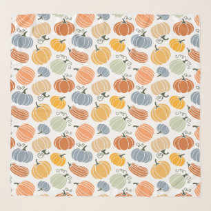 Colorful Pumpkin Gourd Pattern Scarf
