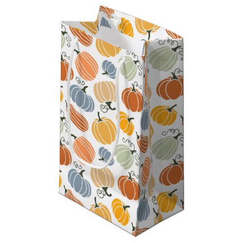 Colorful Pumpkin Gourd Pattern Small Gift Bag