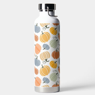 Colorful Pumpkin Gourd Pattern Water Bottle