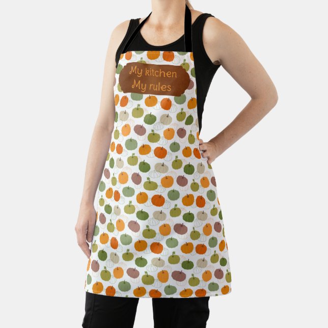 Colorful Pumpkins Apron (Insitu)