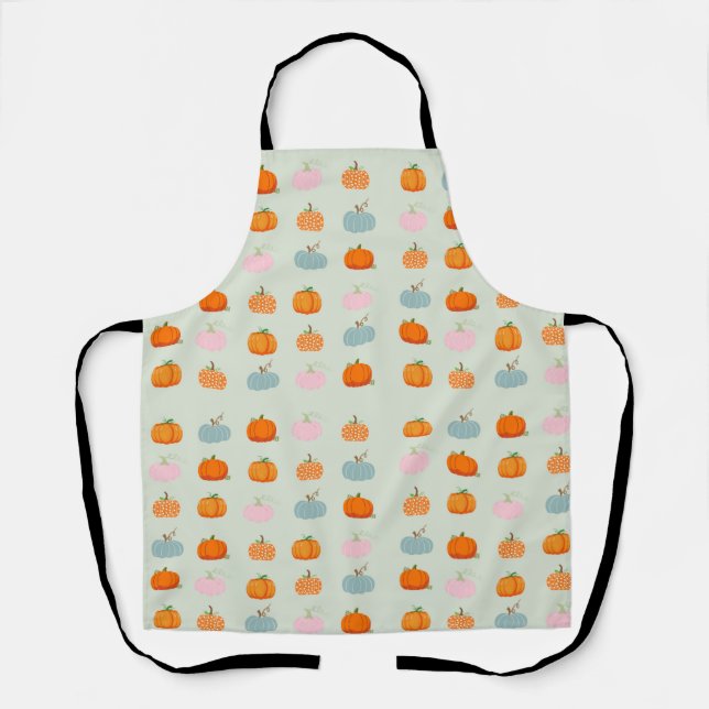 Colorful Pumpkins Apron (Front)