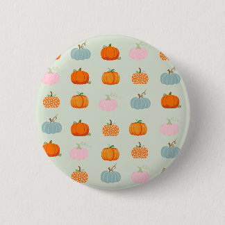 Colorful Pumpkins Button