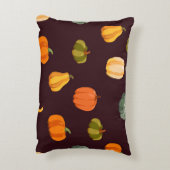 Colorful Pumpkins: Dark Autumn Elegance. Accent Pillow (Back(Vertical))