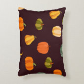 Colorful Pumpkins: Dark Autumn Elegance. Accent Pillow (Front(Vertical))