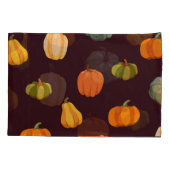 Colorful Pumpkins: Dark Autumn Elegance. Pillow Case (Back)