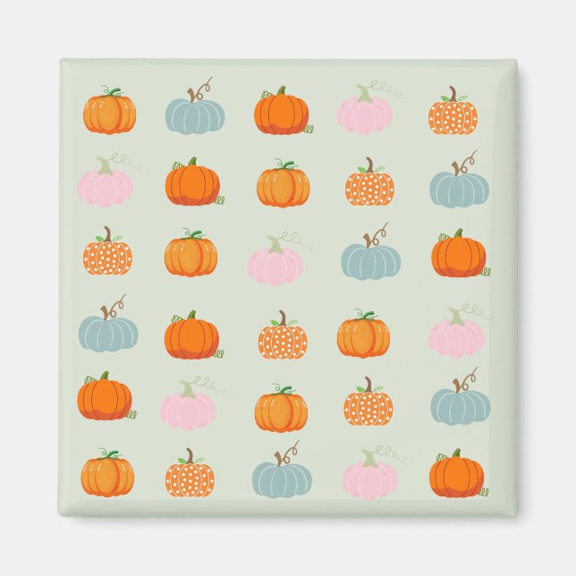  Colorful Pumpkins Magnet (Front)