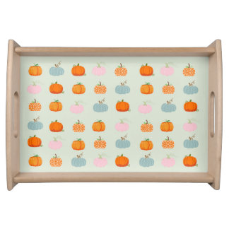 Colorful Pumpkins Serving Tray
