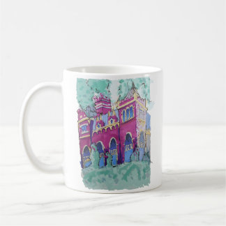 Colorful Purple Castle in Budapest Coffee Mug