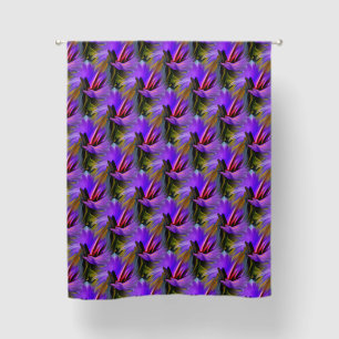 Colorful Purple Colors Abstract Blackout Curtains