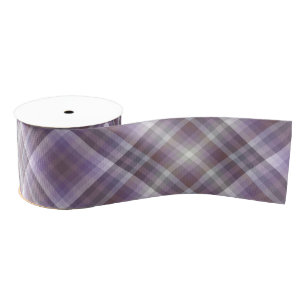Colorful Purple Fashion Show Inspired Stripes Grosgrain Ribbon
