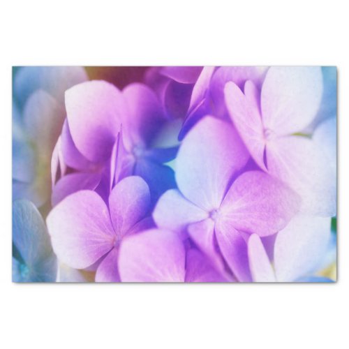 Colorful Purple Hydrangea Tissue Paper