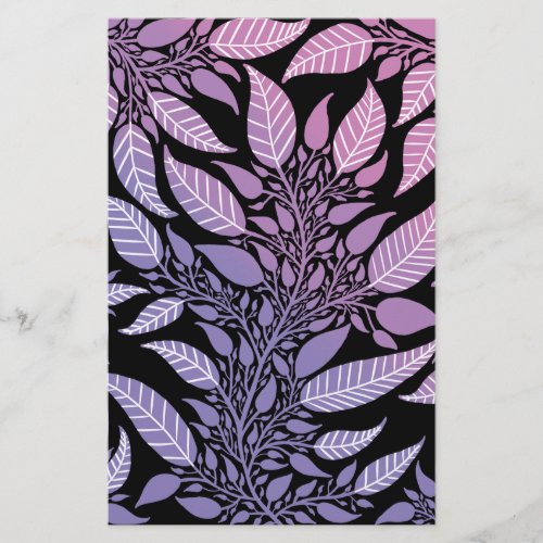 Colorful Purple  Pink Leafy Design Soap Wrap