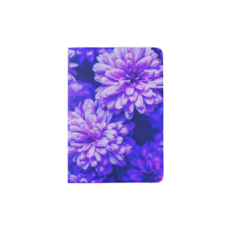 Colorful Purple Pleasures Passport Book Holder