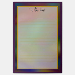 Colorful Purple To Do List 4x6 Post It Notes