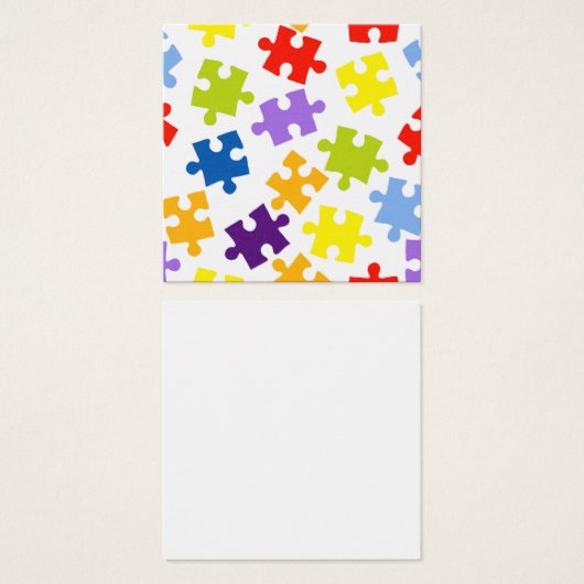 Colorful puzzle pattern (Front & Back)