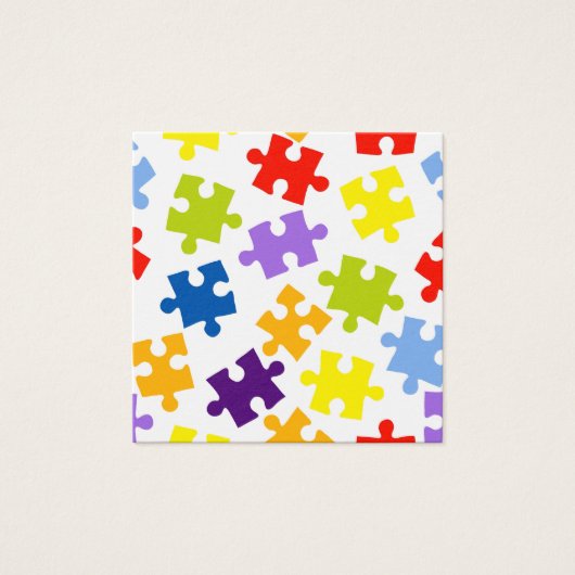 Colorful puzzle pattern (Front)
