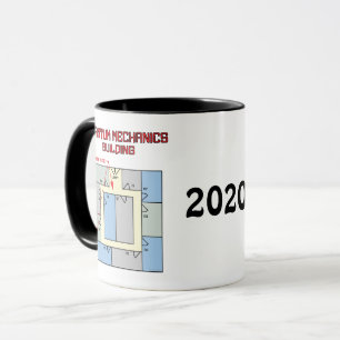 Colorful Quantum Mechanics Building Mug