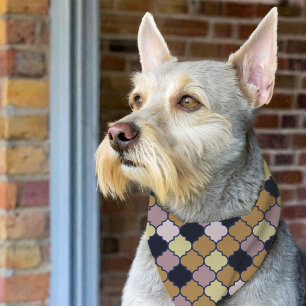 Colorful Quatrefoil Bandana