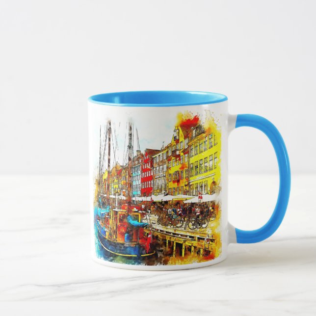 Colorful Quayside Mug (Right)