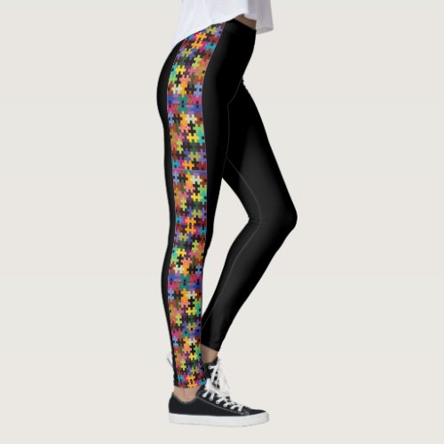 Colorful Quilt Pattern Leggings