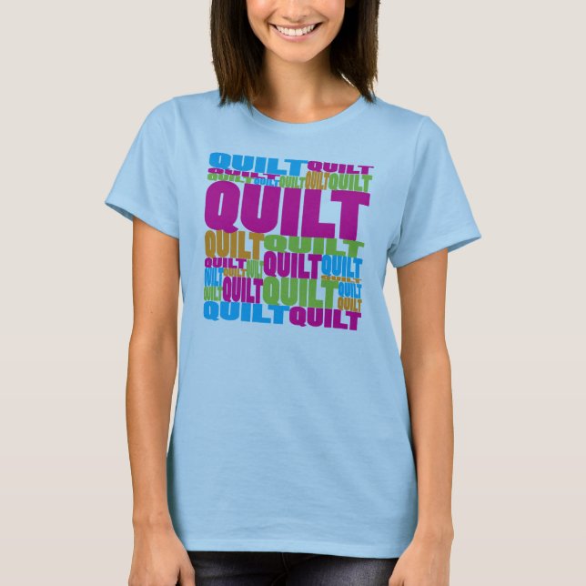 Colorful Quilt T-Shirt (Front)