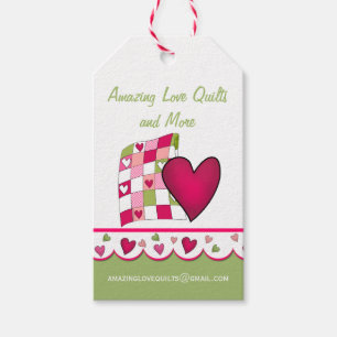 Colorful Quilting Business Product Tags