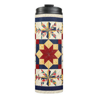 Colorful Quilting Pattren - Quilting Lover Thermal Tumbler