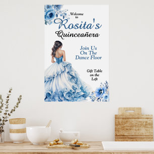 Colorful Quinceanera Poster
