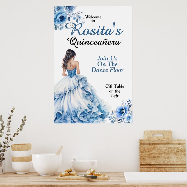 Colorful Quinceanera Poster (Kitchen)
