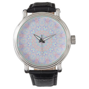Colorful Quirky Boho Hippie Retro Pastel Mandala Watch