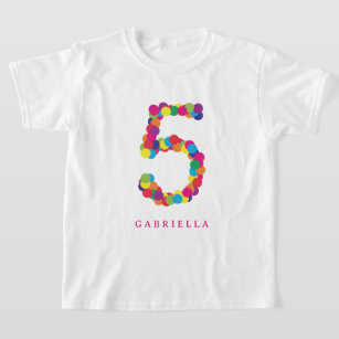 Colorful rainbow 5th / fifth birthday T-Shirt