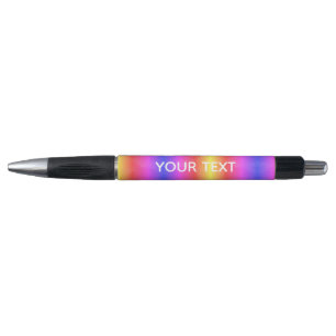 Colorful Rainbow Add Your Text Custom Business Pen