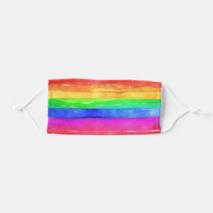 Colorful Rainbow  Adult Cloth Face Mask