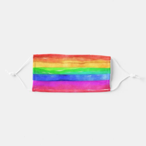 Colorful Rainbow  Adult Cloth Face Mask