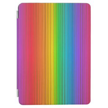 Colorful Rainbow Background Ipad Air Cover by Abstract_City at Zazzle