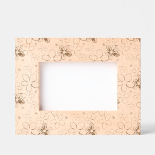 colorful rainbow bright flowers bumble bees floral engraved frames