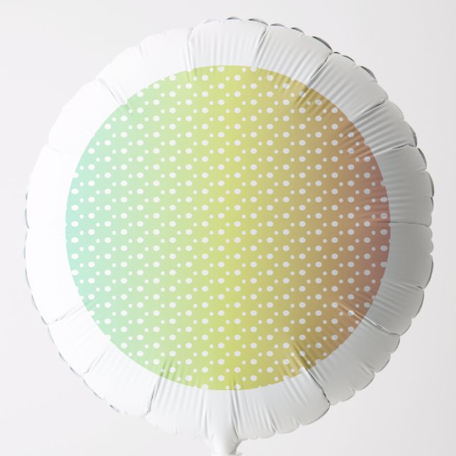 Colorful rainbow bubble gradient   balloon (Front)