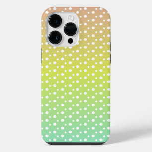 Colorful rainbow bubble gradient iPhone 14 pro max case