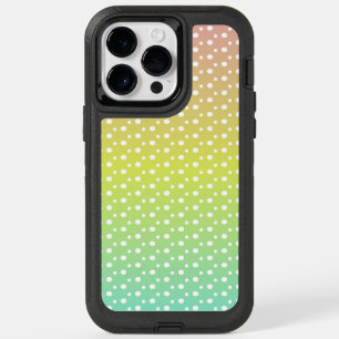 Colorful rainbow bubble gradient OtterBox iPhone 14 pro max case