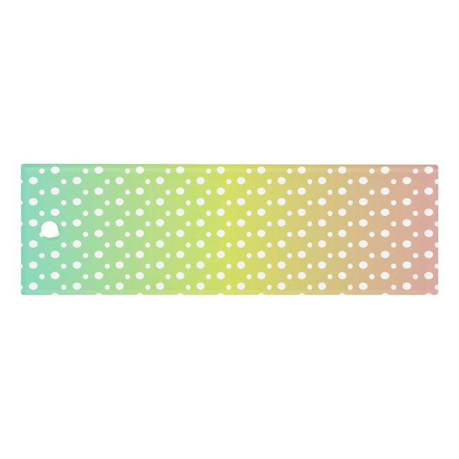 Colorful rainbow bubble gradient   ruler (Front)