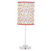 Colorful Rainbow Bubble Gum Candy Gumball Machine  Table Lamp (Back)