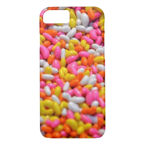 Colorful rainbow candy jelly bean confectionery iPhone 87 case