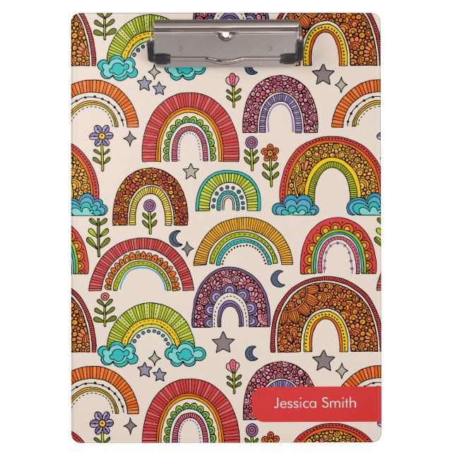 Colorful Rainbow Clipboard (Front)