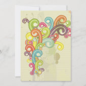 colorful rainbow color retro swirls design (Front)