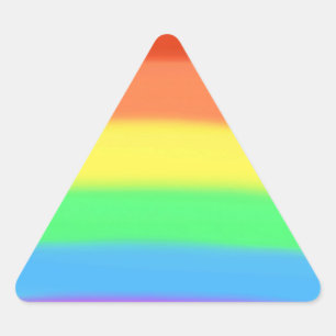 Colorful Rainbow Colors Choose Shape Stickers