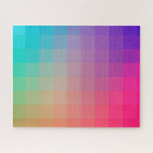 Colorful Rainbow Colors Gradient Design Jigsaw Puzzle