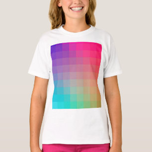 Colorful Rainbow Colors Gradient Design T-Shirt