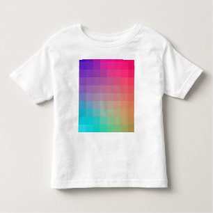 Colorful Rainbow Colors Gradient Design Toddler T-shirt